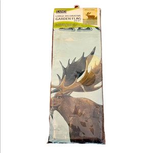 Large Decorative Garden Flag with moose print from Lang